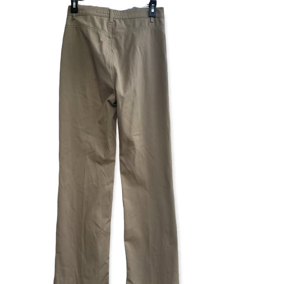 Escada Sport Linda Pants Straight Leg Gravel Womens Flat Front Pocketed … - Picture 2 of 7